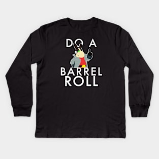 Barrel Roll Kids Long Sleeve T-Shirt